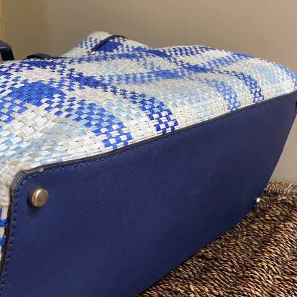 Kate Spade Blue/White Tote - Picture 7 of 10